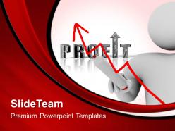 Marketing concepts powerpoint templates profit graph business ppt design