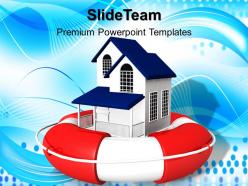Marketing concepts powerpoint templates real estate rescue sale ppt process