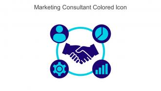 Marketing Consultant Colored Icon In Powerpoint Pptx Png And Editable Eps Format