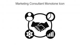 Marketing Consultant Monotone Icon In Powerpoint Pptx Png And Editable Eps Format