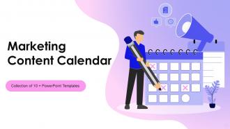 Marketing Content Calendar Powerpoint Ppt Template Bundles