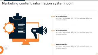 Marketing Content Information System Icon