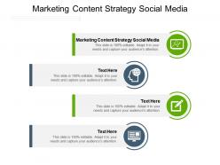 Marketing content strategy social media ppt presentation styles objects cpb