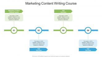 Marketing Content Writing Course In Powerpoint And Google Slides Cpb