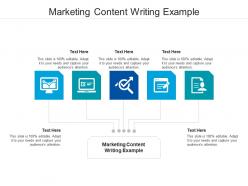 Marketing content writing example ppt powerpoint presentation slides example introduction cpb