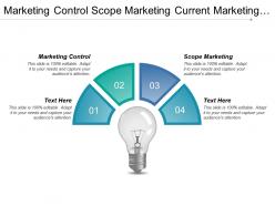 Marketing control scope marketing current marketing financial projections