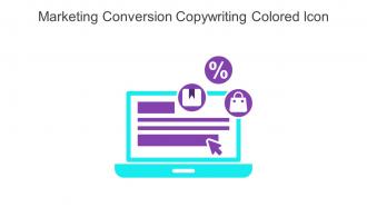 Marketing Conversion Copywriting Colored Icon In Powerpoint Pptx Png And Editable Eps Format