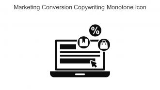 Marketing Conversion Copywriting Monotone Icon In Powerpoint Pptx Png And Editable Eps Format