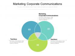 Marketing corporate communications ppt powerpoint presentation infographics templates cpb