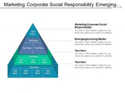Marketing corporate social responsibility emerging investing market investment banking cpb