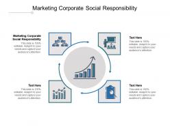 Marketing corporate social responsibility ppt powerpoint presentation pictures backgrounds cpb
