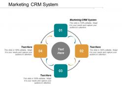 Marketing crm system ppt powerpoint presentation gallery example cpb
