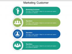 Marketing customer ppt powerpoint presentation icon brochure cpb