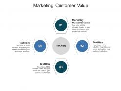 Marketing customer value ppt powerpoint presentation portfolio clipart images cpb