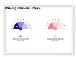 Marketing dashboard template ppt powerpoint presentation layouts background