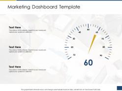 Marketing dashboard template process of requirements management ppt infographics