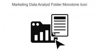 Marketing Data Analyst Folder Monotone Icon In Powerpoint Pptx Png And Editable Eps Format