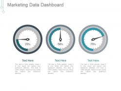 Marketing Data Dashboard Ppt Background Graphics