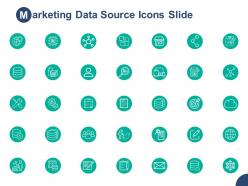 Marketing data source icons slide planning h20 ppt powerpoint presentation pictures demonstration
