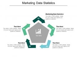 Marketing data statistics ppt powerpoint presentation icon example topics cpb