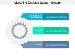 Marketing decision support system ppt powerpoint presentation ideas slides cpb