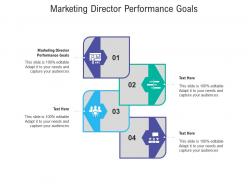 Marketing director performance goals ppt powerpoint presentation infographic template graphic images cpb