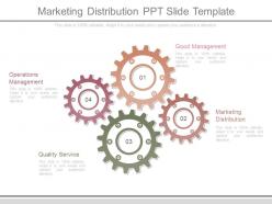 Marketing distribution ppt slide template