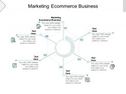 Marketing ecommerce business ppt powerpoint presentation file designs cpb