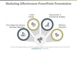 Marketing effectiveness powerpoint presentation