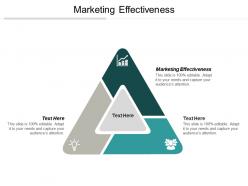 Marketing effectiveness ppt powerpoint presentation ideas graphics design cpb