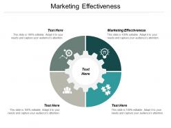 Marketing effectiveness ppt powerpoint presentation portfolio graphic tips cpb