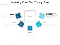 Marketing email click through rate ppt powerpoint presentation show professional cpb