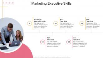 Marketing Executive Skills In Powerpoint And Google Slides Cpb