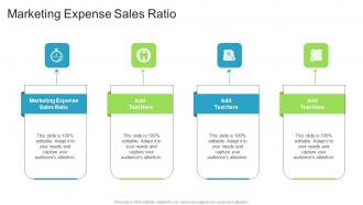 Marketing Expense Sales Ratio In Powerpoint And Google Slides Cpb