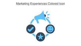 Marketing Experiences Colored Icon In Powerpoint Pptx Png And Editable Eps Format