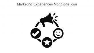 Marketing Experiences Monotone Icon In Powerpoint Pptx Png And Editable Eps Format