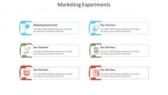 Marketing experiments ppt powerpoint presentation summary guide cpb
