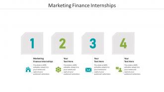 Marketing finance internships ppt powerpoint presentation styles guide cpb