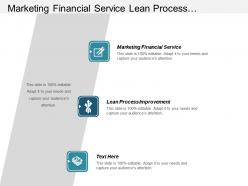 Marketing financial service lean process improvement retail banking strategy cpb