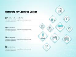 Marketing for cosmetic dentist ppt powerpoint presentation professional themes