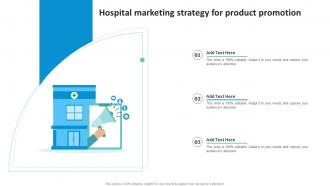 Marketing For Hospital Icon To Promote Services