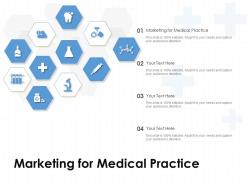 Marketing for medical practice ppt powerpoint presentation model objects