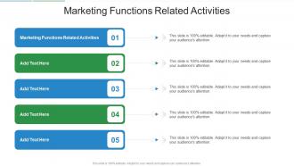 Marketing Functions Related Activities In Powerpoint And Google Slides Cpb