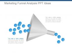 Marketing funnel analysis ppt ideas