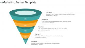 Marketing funnel template how to create a strong e marketing strategy ppt structure