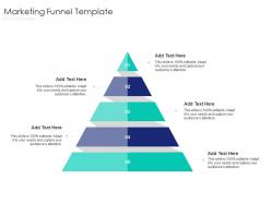 Marketing funnel template internet marketing strategy and implementation ppt brochure