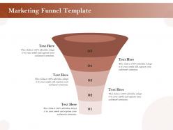 Marketing funnel template ppt powerpoint presentation pictures model