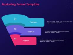 Marketing Funnel Template Step By Step Process Creating Digital Marketing Strategy Ppt File