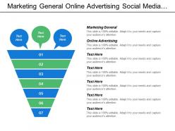 Marketing general online advertising social media entire sales organization