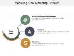 Marketing goal marketing reviews ppt powerpoint presentation ideas cpb